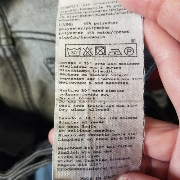 Maje charcoal faded black slim jeans - Picture 10 of 10